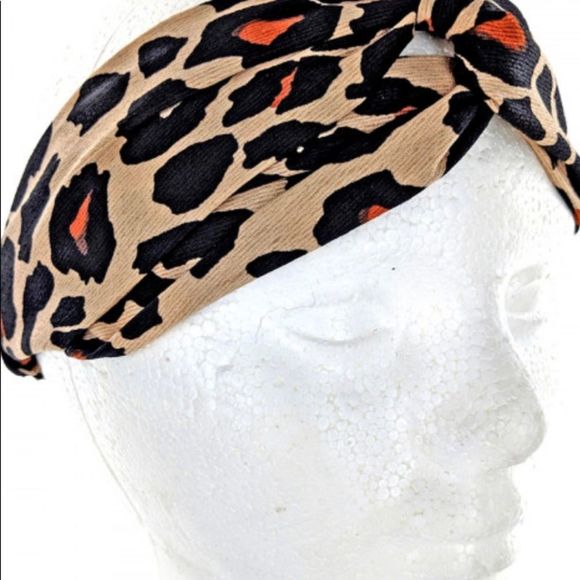 Animal print twist knot headbands - Picture 4 of 4